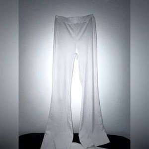 White Flare Pants